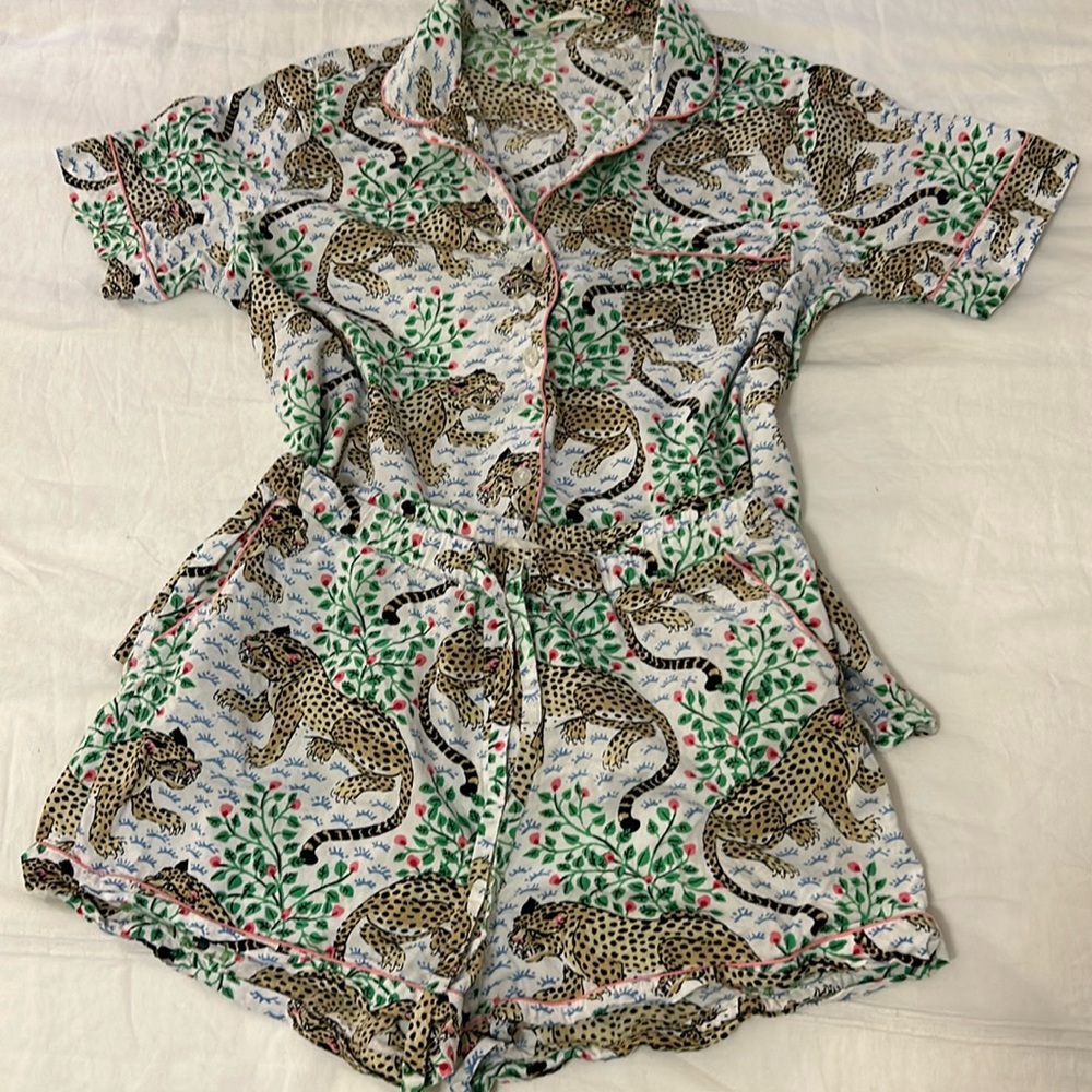 Printfresh Leopard Print Pajama Set